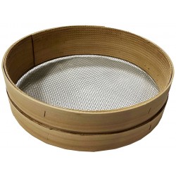 Κόσκινο τραχανά από ξύλο οξιάς και σίτα ανοξείδωτη δ32χ9cm κωδ.6189 Κόσκινο τραχανά από ξύλο οξιάς και σίτα ανοξείδωτη δ32χ9cm κωδ.6189