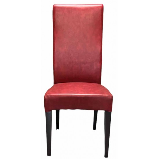 Καρέκλα καθιστικού PU μπορντό 44x45x101cm ΚΩΔ.33-950-1863