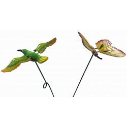 Διακοσμητικό πουλί-πεταλούδα 2 σχέδια 40cm το τεμάχιο κωδ.0880