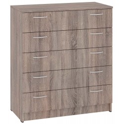 Συρταριέρα με 5 συρτάρια truffa 80x38x90cm Κ-5 ΚΩΔ.7747