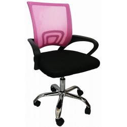 Καρέκλα γραφείου ροζ Π 62 Χ Β 50 Χ Υ 94CM ΚΩΔ.2040