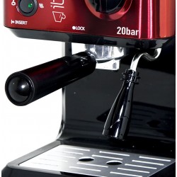 Μηχανή Espresso italiana κόκκινη 1050watt ΚΩΔ.6940