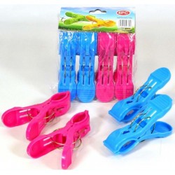 Μανταλάκι γίγας σετ 4 τεμαχίων 12cm Ε-0760 ΚΩΔ.6741