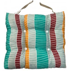 Mαξιλάρι καρέκλας τετράγωνο μπαμπού με δέσιμο πολύχρωμο 46x46x11.5cm ΚΩΔ.6581 Mαξιλάρι καρέκλας τετράγωνο μπαμπού με δέσιμο πολύχρωμο 46x46x11.5cm ΚΩΔ.6581