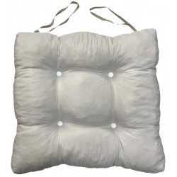 Mαξιλάρι καρέκλας τετράγωνο μπαμπού με δέσιμο γκρι 46x46x11.5cm ΚΩΔ.6582 Mαξιλάρι καρέκλας τετράγωνο μπαμπού με δέσιμο γκρι 46x46x11.5cm ΚΩΔ.6582