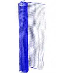 Δίχτυ προστατευτικό μπαλκονιού πλαστικό μπλε τιμή ανά μέτρο ύψος 100cm ΚΩΔ.8943