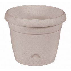 Γλάστρα πλαστική με πιάτο Νο5 μπεζ 34x29cm 32-800-1719 ΚΩΔ.7999