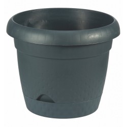 Γλάστρα πλαστική Νο3 γκρι 23x19,5cm 32-800-1717 ΚΩΔ.8353
