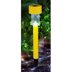 Ηλιακό φανάρι κήπου κίτρινο 5x31cm 35-950-0843 ΚΩΔ.7759