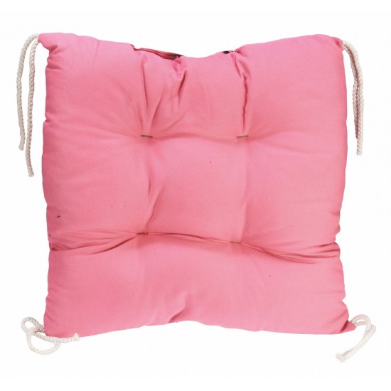 Μαξιλάρι καρέκλας 45x45x7cm ροζ 39-800-0078 ΚΩΔ.8062