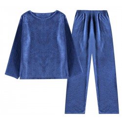 Πιτζάμα ανδρική σετ μπλούζα-παντελόνι νούμερο 58-Medium μπλε ΚΩΔ.39-950-2187