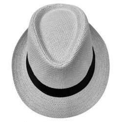 Καπέλο καβουράκι με κορδέλα 29cm λευκό 42-2387 ΚΩΔ.9374