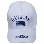 Καπέλο jokey GREECE ανδρικό λευκό 42-566 ΚΩΔ.9388