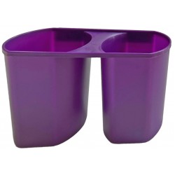 Θήκη πλαστική για κουταλοπίρουνα μωβ 15x7x9cm W3413 6663413 ΚΩΔ.9867