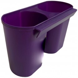 Θήκη πλαστική για κουταλοπίρουνα μωβ 15x7x9cm W3413 6663413 ΚΩΔ.9867