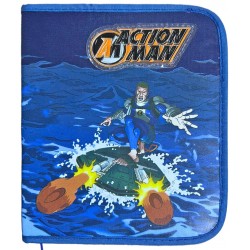Κασετίνα Action Man μπλε κλειστή 16,2x3,5x19,5cm ΚΩΔ.10100
