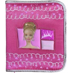 Κασετίνα Barbie ροζ σκούρο κλειστή 16,2x3,5x19,5cm ΚΩΔ.10105
