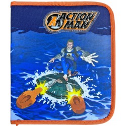 Κασετίνα Action Man μπλε κλειστή 16,2x3,5x19,5cm ΚΩΔ.10107