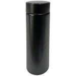 Θερμός μεταλλικός 500ml με ένδειξη θερμοκρασιάς led 6x22cm μαύρο ΚΩΔ.03-950-3955