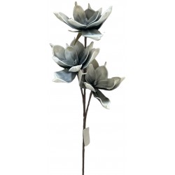 Λουλούδι διακοσμητικό foam τρίκλωνο γκρι 68cm ΚΩΔ.05-950-2947-1
