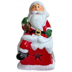 Άγιος Βασίλης κηροπήγιο κεραμικό κόκκινο 6,5x8x13cm CER-TG1497 ΚΩΔ.10438 Άγιος Βασίλης κηροπήγιο κεραμικό κόκκινο 6,5x8x13cm CER-TG1497 ΚΩΔ.10438