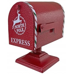Γραμματοκιβώτιο μεταλλικό κόκκινο Santa 25x15x25,5cm 04.P-215281 ΚΩΔ.10415