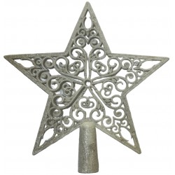 Αστέρι δέντρου πλαστικό λευκό 21,5cm LH15-2251 ΚΩΔ.10714