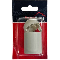 Ντουΐ πλαστικό για τύπο λάμπας Ε27 μπεζ 791000857 ΚΩΔ.10964 Ντουΐ πλαστικό για τύπο λάμπας Ε27 μπεζ 791000857 ΚΩΔ.10964