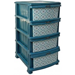 Συρταριέρα πλαστική 4 θέσεων σε πράσινο σκούρο χρώμα 36x43x90cm 990307468 ΚΩΔ.10997 Συρταριέρα πλαστική 4 θέσεων σε πράσινο σκούρο χρώμα 36x43x90cm 990307468 ΚΩΔ.10997