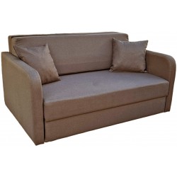 Καναπές Κρεβάτι Devin Διθέσιος υφασμάτινος 160x104x82cm καφέ ΜΒ11012 ΚΩΔ.11012