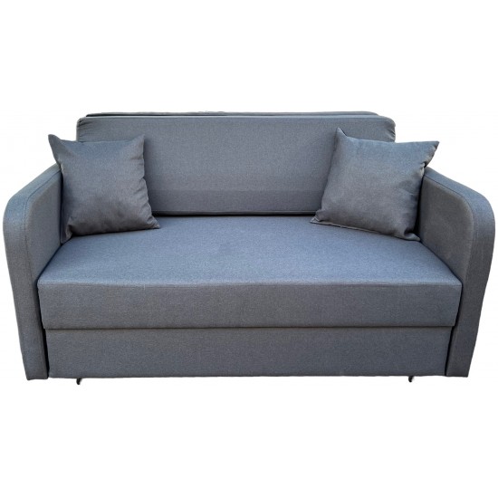 Καναπές Κρεβάτι Devin Διθέσιος υφασμάτινος 160x104x82cm γκρι ΜΒ11013 ΚΩΔ.11013