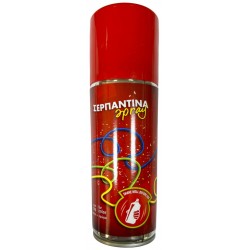 Σερπαντίνα σπρέι 125ml κόκκινο ΚΩΔ.7160