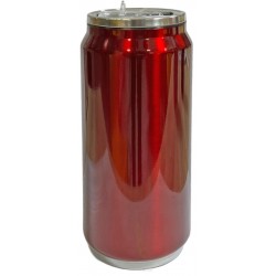 Παγούρι θερμός μεταλλικό 410ml 6x18cm κόκκινο 03-950-3783 ΚΩΔ.8580