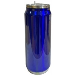 Παγούρι θερμός μεταλλικό 410ml 6x18cm μπλε 03-950-3783 ΚΩΔ.8581