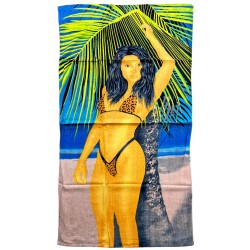 Πετσέτα θαλάσσης 300γρ. βαμβακερή 75x150cm πολύχρωμο 03.TOW/30x60 ΚΩΔ.8875
