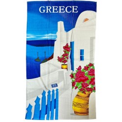 Πετσέτα θαλάσσης 300γρ. βαμβακερή 75x150cm μπλε 03.TOW30X60/300 ΚΩΔ.8872