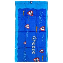 Πετσέτα θαλάσσης 300γρ. βαμβακερή 75x150cm μπλε 03.TOW30X60/300 ΚΩΔ.8873
