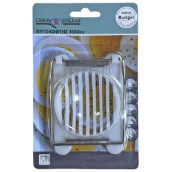 Αυγοκόπτης πλαστικός σε λευκό χρώμα 8x10x3cm 32291 ΚΩΔ.9272