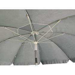 Ομπρέλα παραλίας αλουμινίου με ακτίνες fiberglass Polyester 180gr 230cm μπλε ΚΩΔ.8290