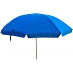 Ομπρέλα παραλίας αλουμινίου με ακτίνες fiberglass Polyester 180gr 230cm μπλε ΚΩΔ.8290