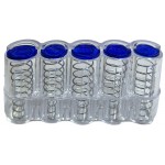 Κερματοθήκη πλαστική με ελατήριο 13x3x8cm διάφανο ΚΩΔ.9652