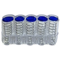Κερματοθήκη πλαστική με ελατήριο 13x3x8cm διάφανο ΚΩΔ.9652