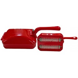 Σκουπάκι για ψίχουλα πλαστικό με χέρι κόκκινο 27x10x8cm ΜΒ112166-3975 ΚΩΔ.9673