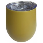 Κούπα θερμός Color ανοξείδωτο με ανθεκτικό πώμα και σιλικόνη 340ml καφέ 8x12cm Ε-4279 ΚΩΔ.9729