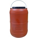 Δοχείο λαδιού με χέρι πλαστικό καφέ 14 λίτρα 22x38 N14 13-ΒΙ7703 ΚΩΔ.8626