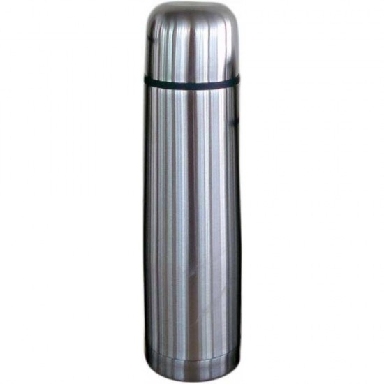 Θερμός ανοξείδωτος ασημί 1000ml Ε-1818 ΚΩΔ.9126