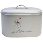 Ψωμιέρα μεταλλική σε γκρι χρώμα 33x17,5x22cm ΚΩΔ.03-800-1664