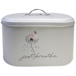 Ψωμιέρα μεταλλική σε γκρι χρώμα 33x17,5x22cm ΚΩΔ.03-800-1664