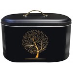 Ψωμιέρα μεταλλική σε μαύρο χρώμα 33x17,5x22cm ΚΩΔ.03-800-1663
