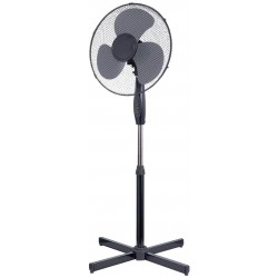 Ανεμιστήρας ορθοστάτης 45watt 3 ταχύτητες 60x60x122cm γκρι Ε-2702 ΚΩΔ.9704